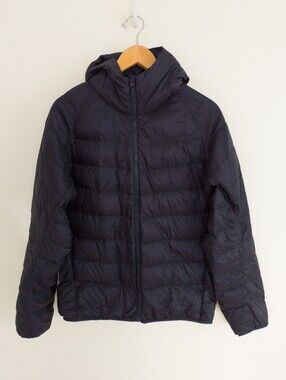 UNIQLO Ultra Light Down Parka Jacket Men Large Dark Navy Blue